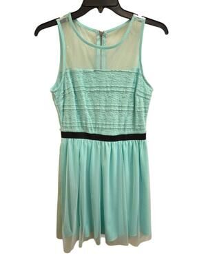green emerald velvet dress Speechless Juniors Womens Mirror Mini Fit & Flare Dress